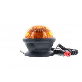 MINI SATURNELLO LED Beacon magnetic 1 suction pad flash light amber